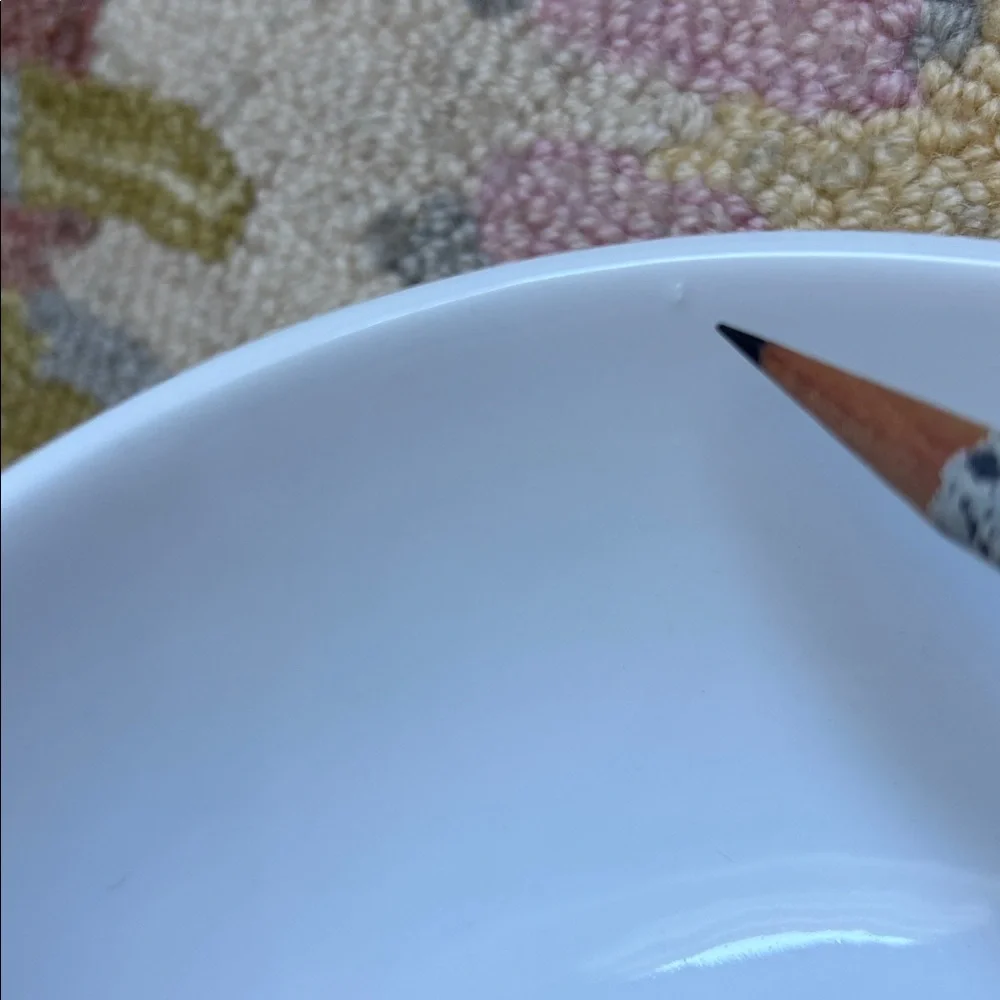 Aaron Probyn x Crate&Barrel White Ceramic serving dish EUC